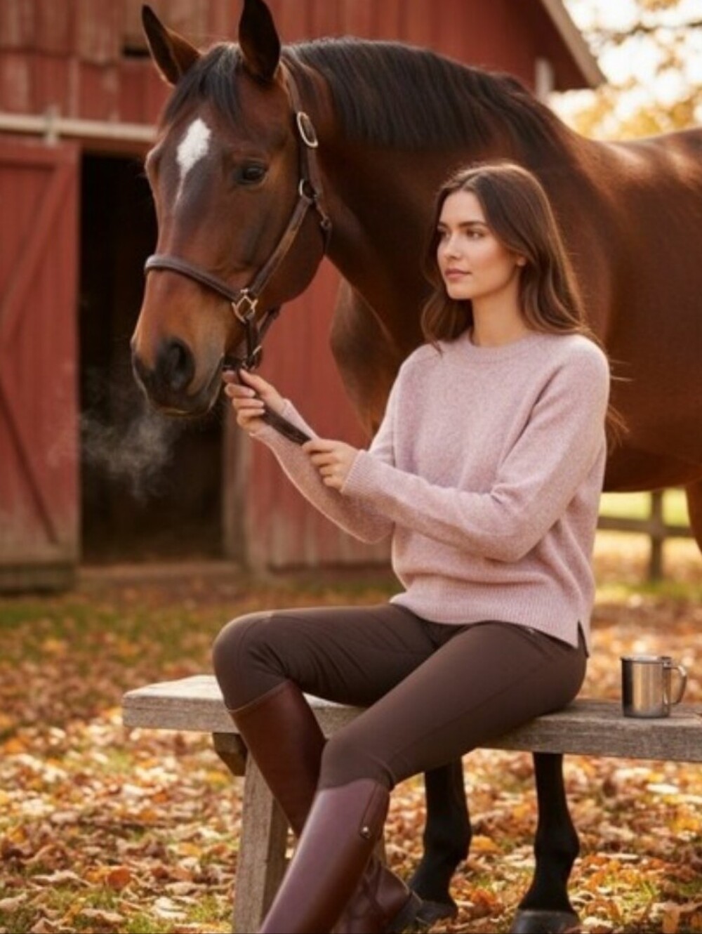 Philosophy Republic Clothing Cozy And Soft Faint Pink Sweater